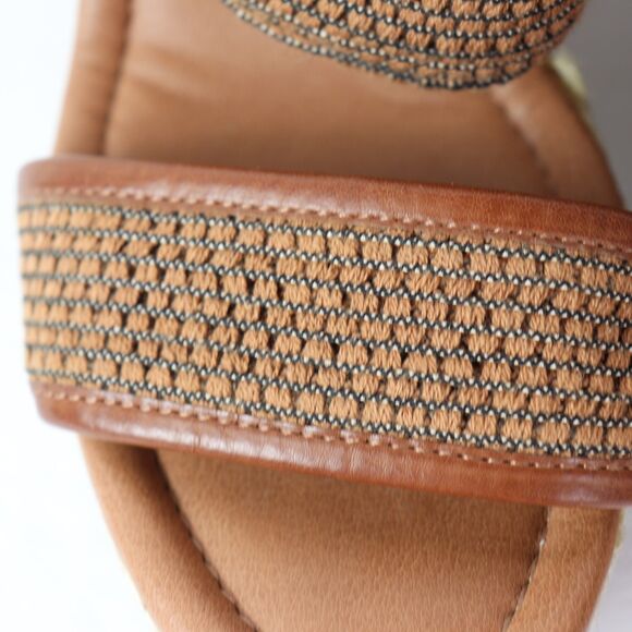 VGC Lucky Brand Candy Cork Wedges 10 - Picture 7 of 9